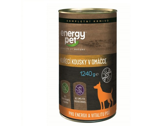 Energy Pet kuřecí kousky v omáčce 1240 g