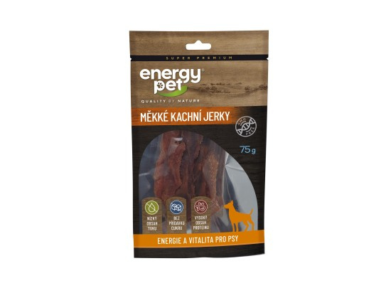 Energy Pet měkké kachní jerky 75g