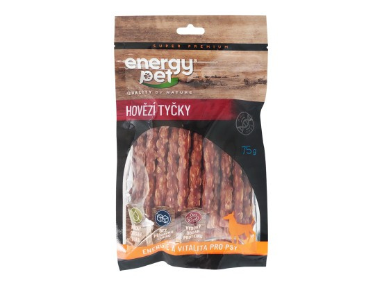 Energy Pet hovězí tyčky pěnové 75g