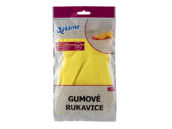 Q Home gumové rukavice S/M
