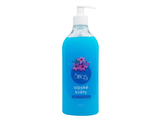 Sirios Herb tek mýdlo 0,5l Alpské květy