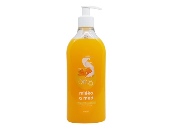 Sirios Herb tek mýdlo 0,5l Mléko a med