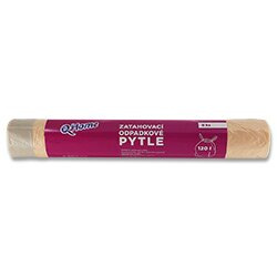 Q Home - zatahovací pytle na odpadky - 120 l, 8 ks, 15 mikronů