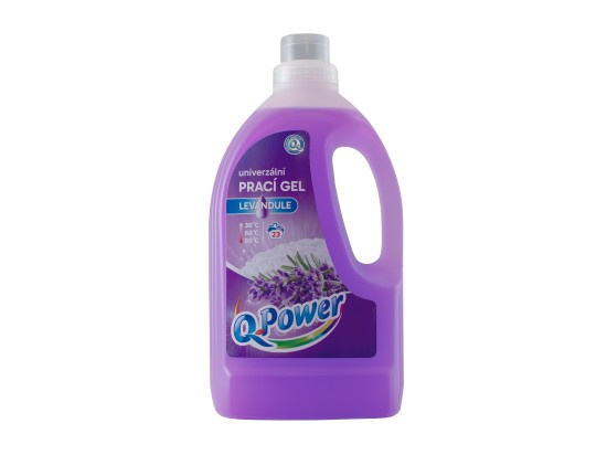 Q Power prací gel 23PD uni Levandule