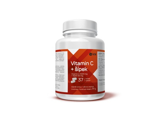 VIX Vitamin C 1000  šípek (37tbl/kra)