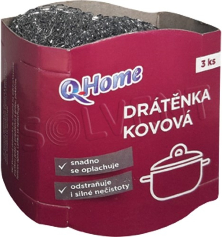 Q Home drátěnka kovová 3 ks