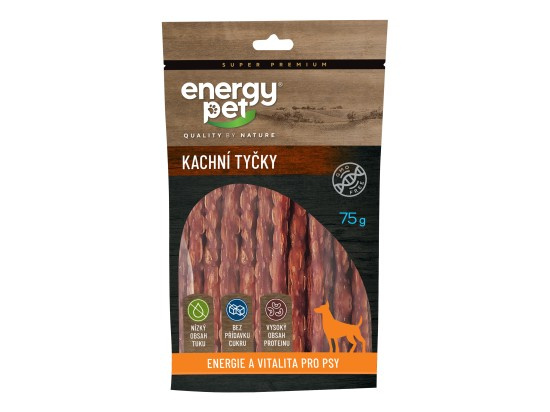 Energy Pet kachní pěnové tyčinky 75g