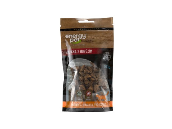 Energy Pet pamlsky kočka srdce 50g hověz