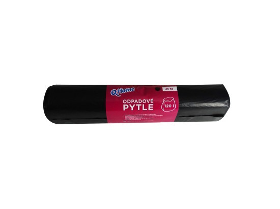 Q Home - pytle na odpadky - 120 l, 25 ks, 40 mikronů