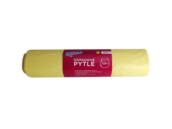 SOLVENT Import dod. PL Q Home pytle odpad (25ks/fol)120l žluté
