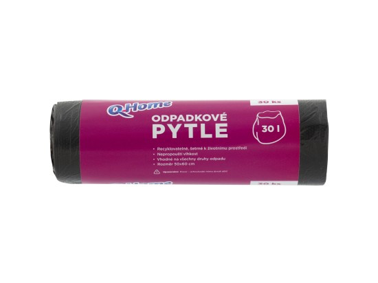 Q Home - pytle na odpadky - 30 l, 30 ks, 7 mikronů