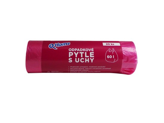 SOLVENT Import dod. PL Q Home pytle odpad s uchy 60l (20ks/fol)