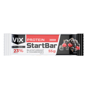 Vix Start Bar 55g Černý rybíz a brusinka