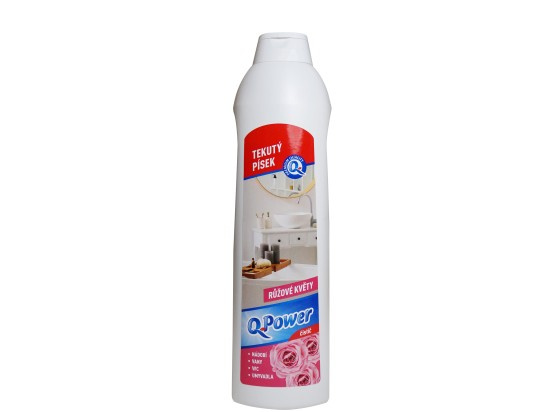 Q Power tekutý písek 600g růžové květy