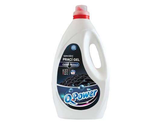 Q Power speciální prací gel 72PD černé prádlo