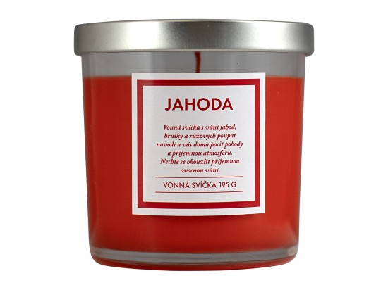 Q Home svíčka 195g jahoda