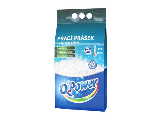 Q Power prášek na praní 40PD COLOR