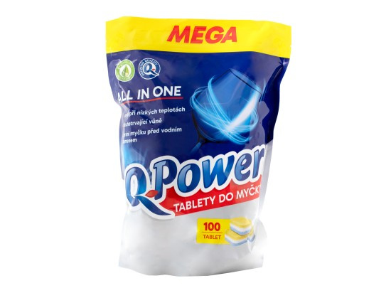 Q Power tabl myčka AiO (100ks/bal) MEGA