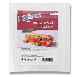 Q Home - mikrotenové sáčky - 20 × 30 cm