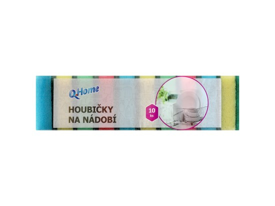 Q Home houbička na nádobí (10ks/fol)