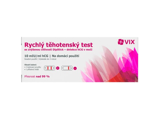 VIX Těhotenský test se zvýšenou citlivostí 2 ks