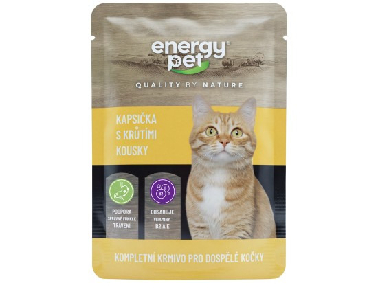 Energy Pet kapsička pro kočky krůtí kousky 90 g