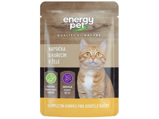 Energy Pet kapsička pro kočky kuře želé 90 g