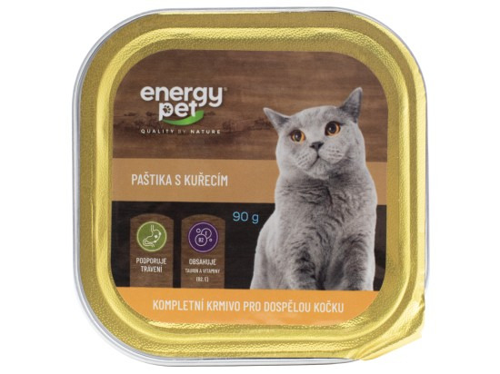 Energy Pet paštika pro kočky kuře 90 g