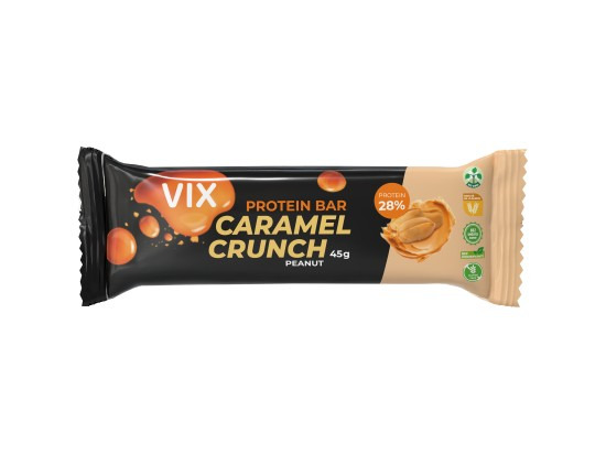 VIX Caramel Crunch Peanut proteinová tyčinka 45 g