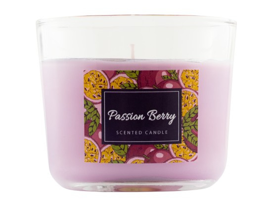 Q-Home Svíčka Passion Berry 90 g