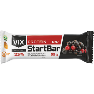 VIX Start Bar 55g Černý rybíz a brus