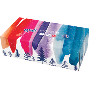 Q Soft kapesník (80ks/kra)3vr zimní