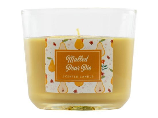 Q-Home svíčka Mulled Pear Pie 90 g
