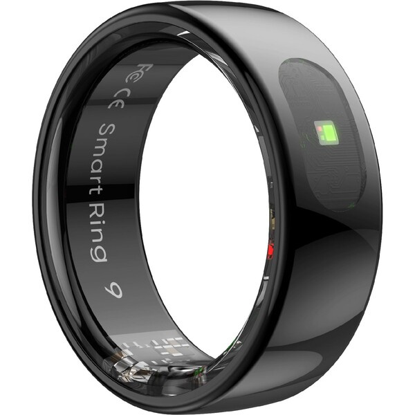 Powerton Smart RING PRO chytrý prsten vel. 7 černý Černá