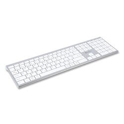 Powerton UltraSlim - bezdrátová klavesnice - stříbrná