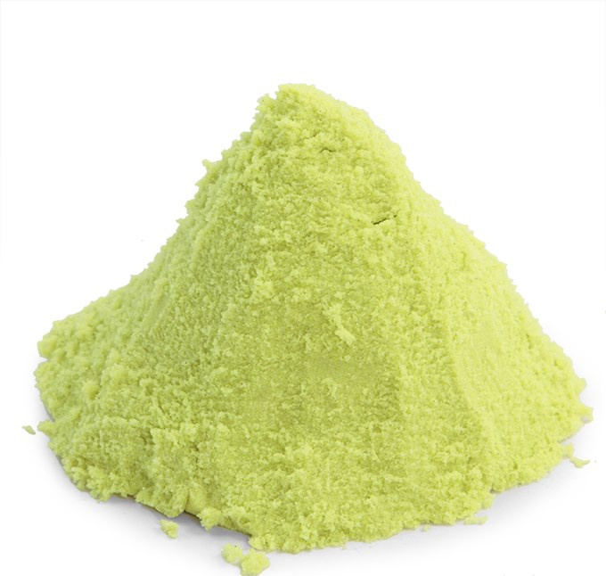 PUFI | Kouzelný kinetický písek | zeleno-žlutý | 1 kg