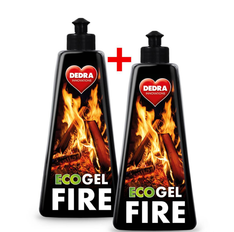 2× GELFIRE | Ekologický gelový podpalovač na grily a krby | 2× 500 ml
