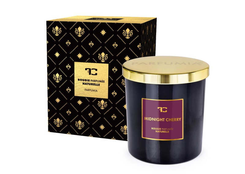 MIDNIGHT CHERRY | sójová vonná svíčka | PARFUMIA® | 250 ml