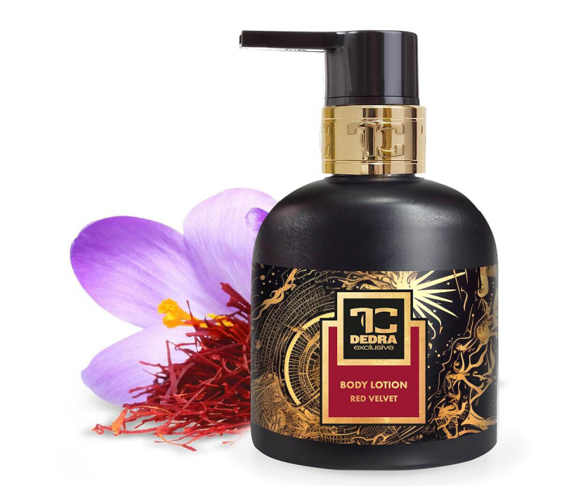 RED VELVET | zvláčňující tělové mléko s mandlovým olejem | 320 ml