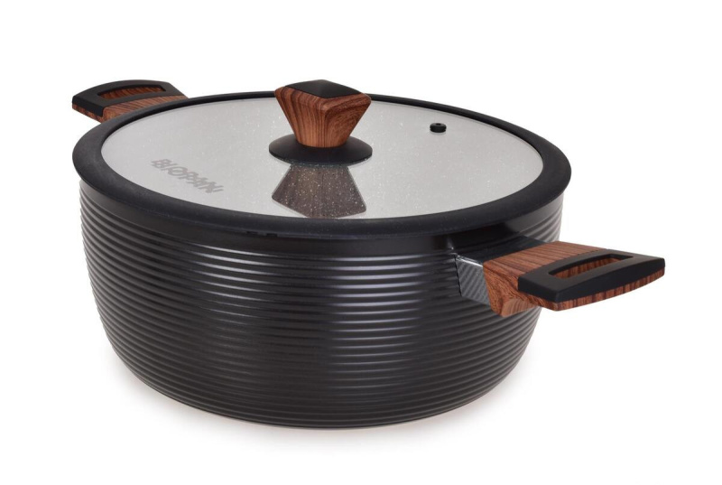 BIOPAN® | robustní hrnec s nepřilnavým povrchem a poklicí | Ø 28 cm | 6 L