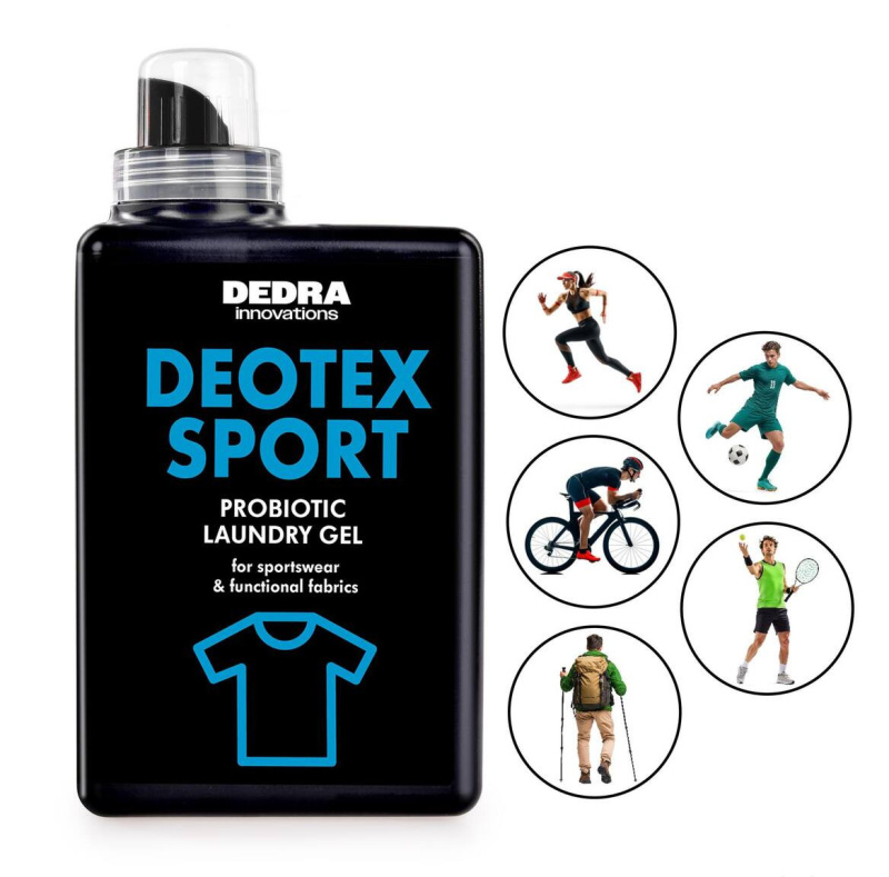 Probiotický prací gel na sportovní a funkční oblečení proti zápachu | DEOTEX® SPORT | hloubkově čistí & chrání vlákna | 30 praní