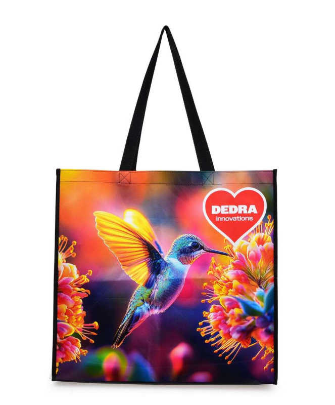 MEGA TAŠKA COLIBRI | 30 L | pevná laminovaná nákupní taška | 4 pevná ucha