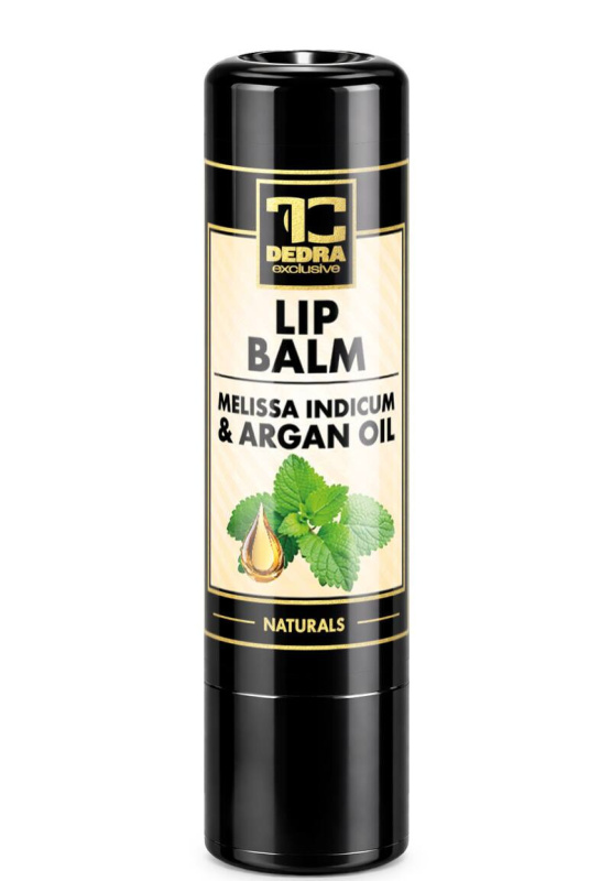 LIP BALM | balzám na rty s meduňkou a arganovým olejem| přírodní péče rostlinných olejů | 4,2 g