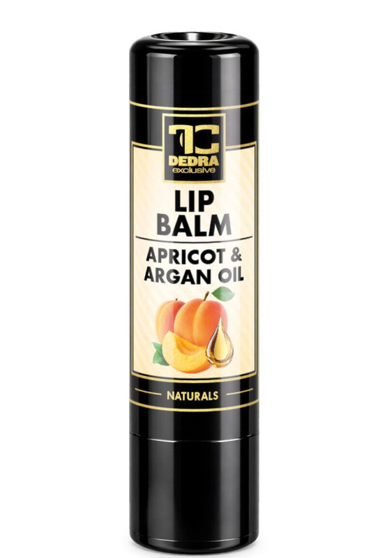 LIP BALM | balzám na rty s meruňkovým a arganovým olejem | přírodní péče rostlinných olejů | 4,2 g