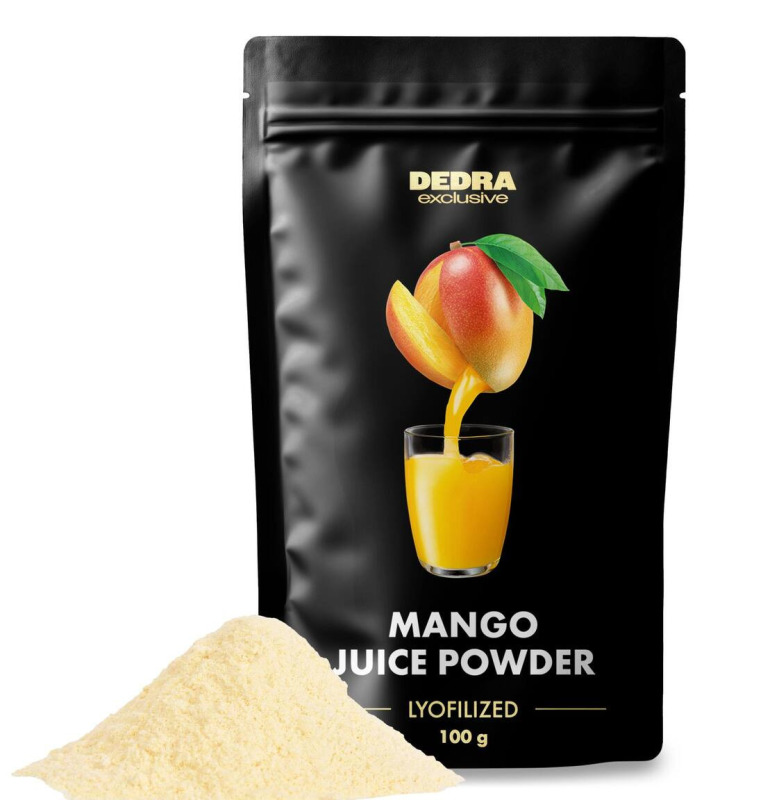 100% lyofilizovaný džus v prášku | MANGO | široké využití | 100 g