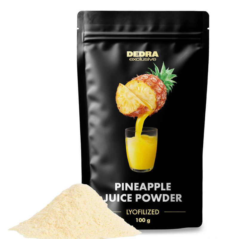 100% lyofilizovaný džus v prášku | ANANAS | široké využití | 100 g
