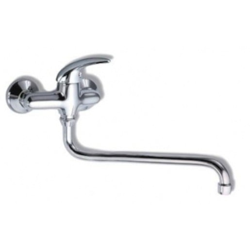 Novaservis Metalia 55 dřezová baterie s otočným ramínkem 100 mm chrom 55079.0