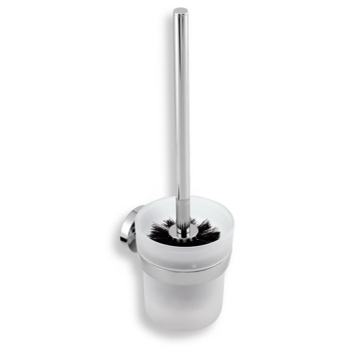 Novaservis Metalia 11 wc štětka x10 cm černá/chrom 0133,05 0133.05