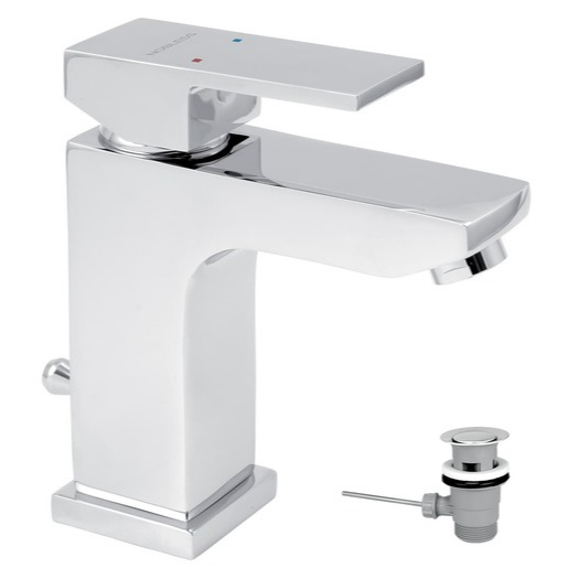 Umyvadlová baterie s výpustí EDGE chrom NOVASERVIS 36001