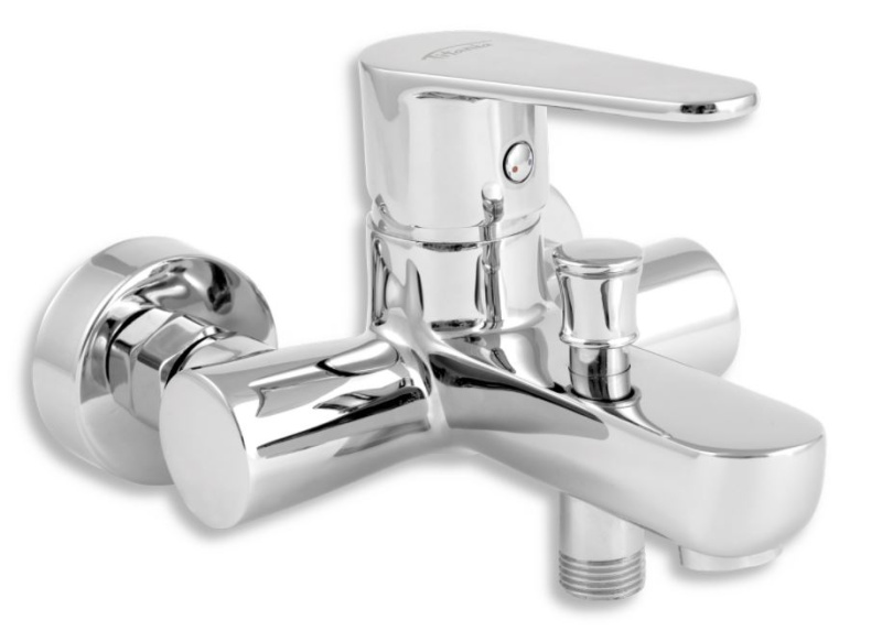 Baterie vanová nástěnná Novaservis TITANIA FRESH 96024/1,0 100 mm chrom